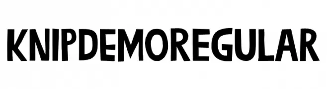 Knip DEMO Regular  Free Fonts Download
