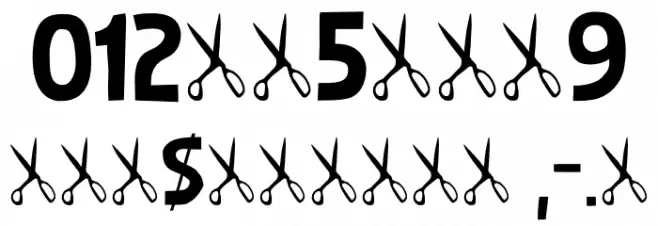 Knip DEMO Regular Font OTHER CHARS