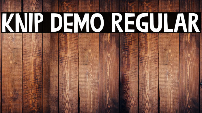 Knip DEMO Regular Example 2