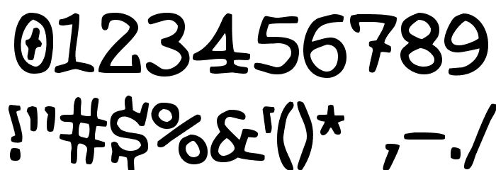 Knits and Scraps Font OTHER CHARS