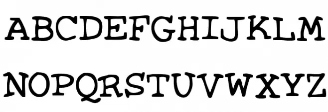 Knits and Scraps Schriftart Groß