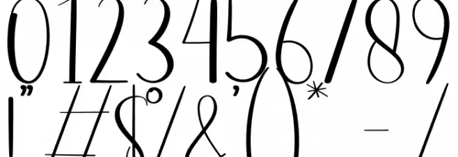 Knitting フォント その他の文字