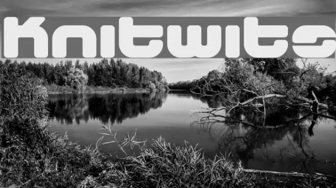Knitwits Font examples