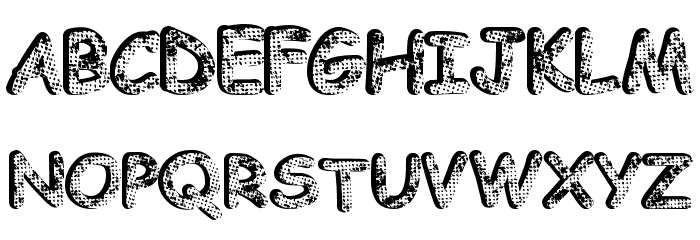 Knity Font LOWERCASE