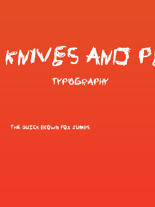 Knives and Pens Poster