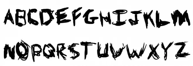 Knives and Pens Caratteri MINUSCOLO