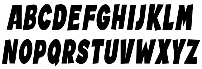Knobber Regular フォント 大文字