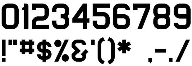 Knochen Regular Font OTHER CHARS