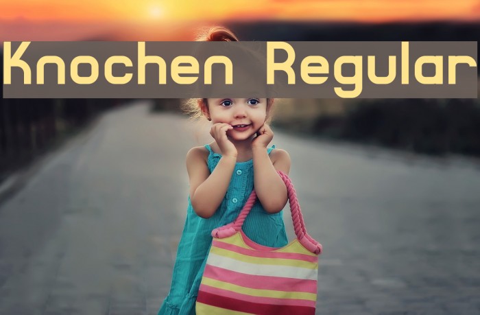 Knochen Regular Font examples