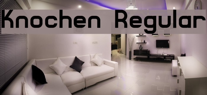 Knochen Regular Font examples