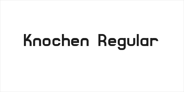 Knochen Regular Logo