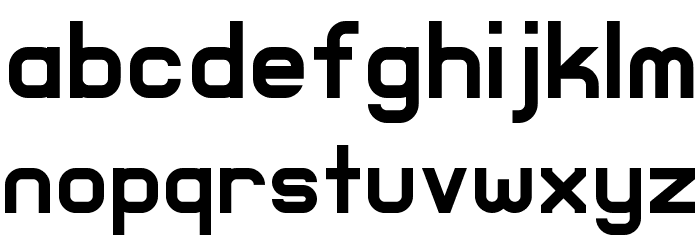 Knochen Regular Font LOWERCASE