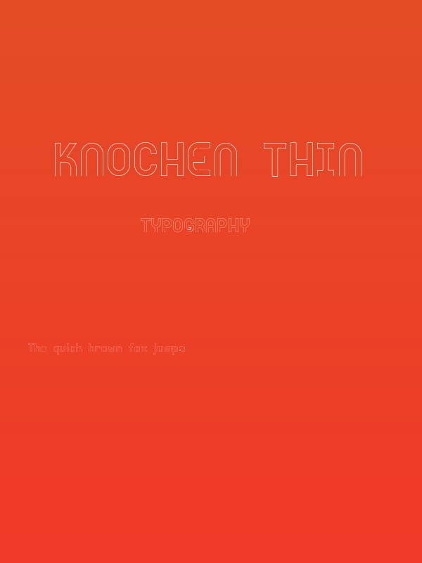 Knochen Thin Poster