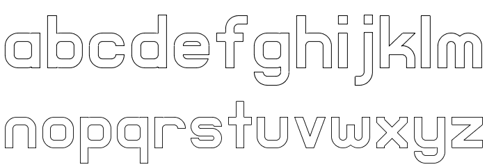 Knochen Thin Font LOWERCASE