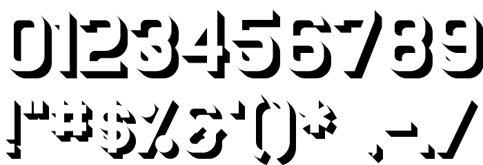 Knochen UltraBlack Font OTHER CHARS