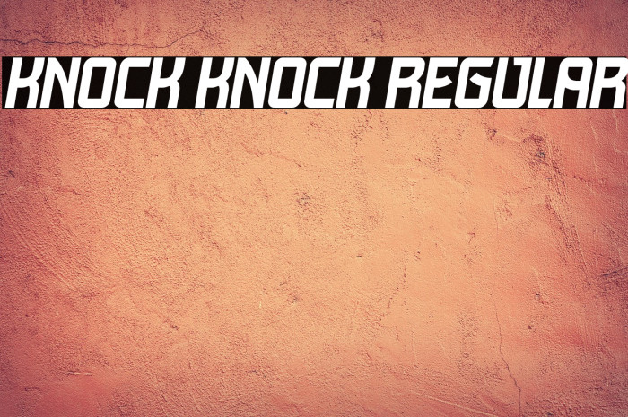 Knock Knock Regular Example 3