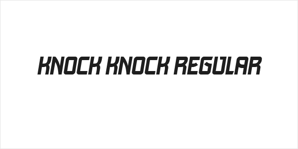 Knock Knock Regular Logo
