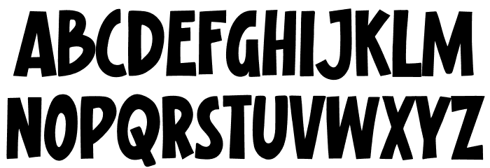 Knockoff Font LOWERCASE