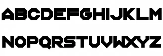 Knockout Punch Font UPPERCASE