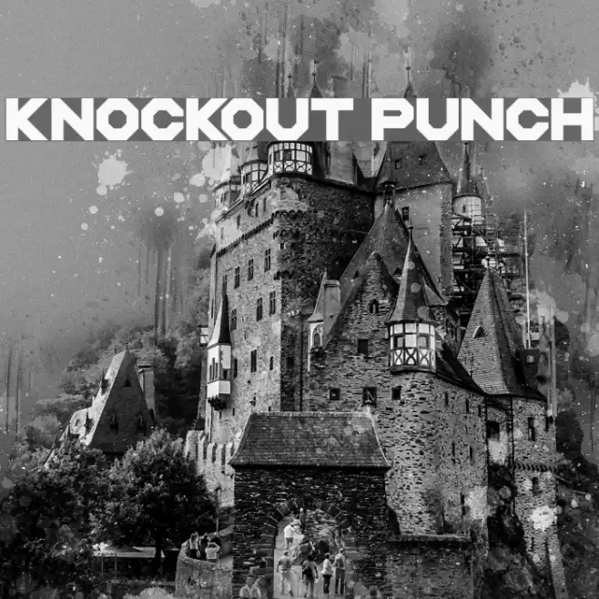 Knockout Punch Font examples