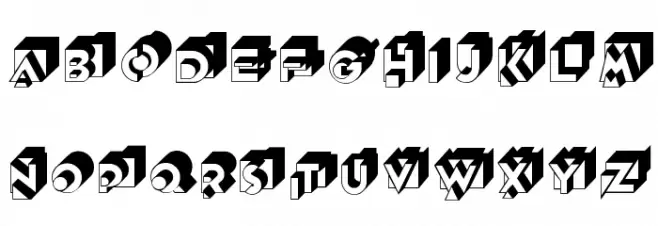 Knockout Regular Schriftart Groß