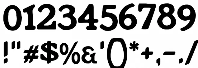 Knorke Font OTHER CHARS