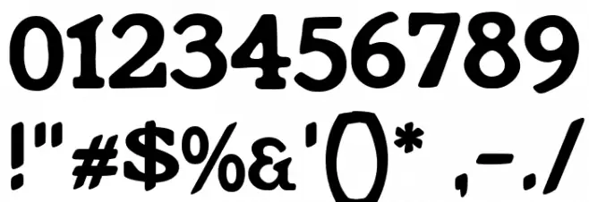 Knorke Font OTHER CHARS