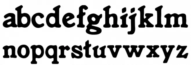 Knorke خط أحرف صغيرة