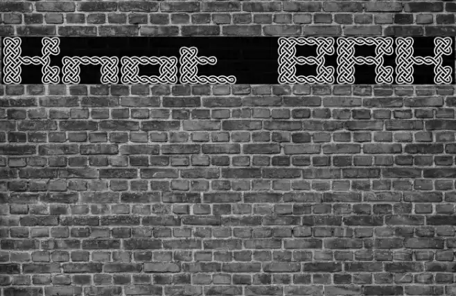 Knot BRK Font examples