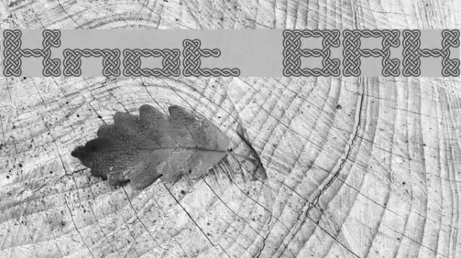 Knot BRK Font examples