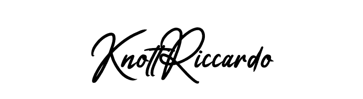 Knott Riccardo  font caratteri gratis