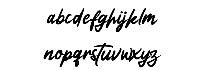 Knott Riccardo Font LOWERCASE