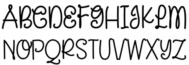 Knotty Pine Regular 字体 大写