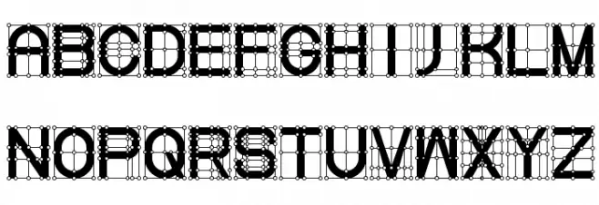 Knotty Regular خط أحرف صغيرة