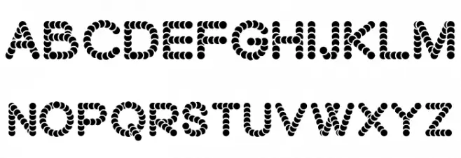 Knotty Font UPPERCASE