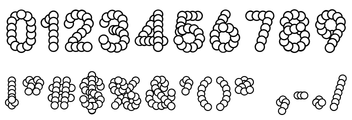 KnottyLine Font OTHER CHARS