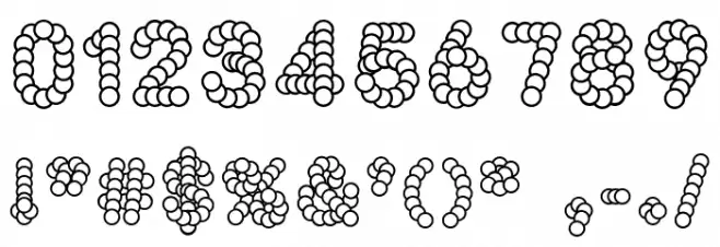 KnottyLine フォント その他の文字