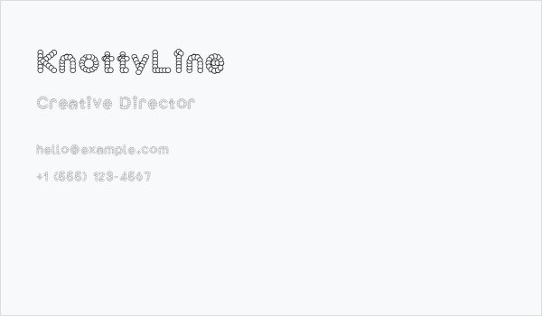 KnottyLine Business Card