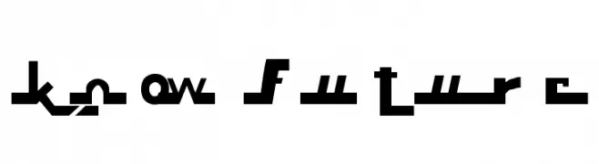 Know Future  Frei Schriftart Herunterladen