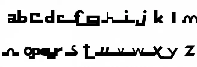 Know Future Font LOWERCASE