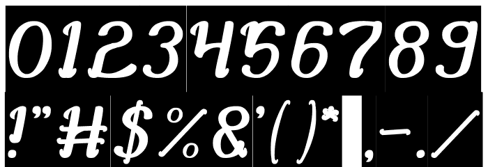 Knowing How-Inverse Font OTHER CHARS