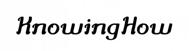 Knowing How  Free Fonts Download