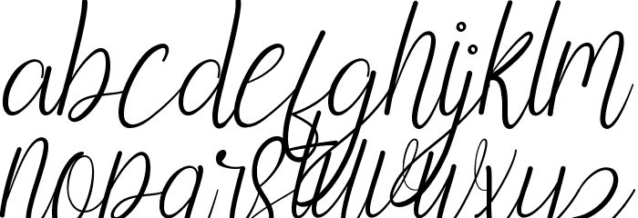 Knowingness Demo Font LOWERCASE