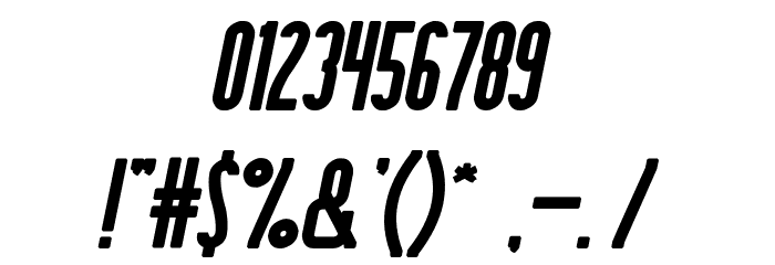 Knowledge Power Bold Italic Font OTHER CHARS