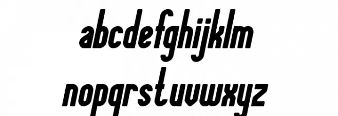 Knowledge Power Bold Italic 字体 小写