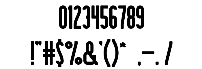Knowledge Power Bold Font OTHER CHARS