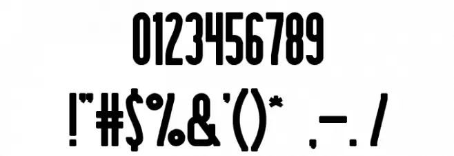 Knowledge Power Bold Font OTHER CHARS