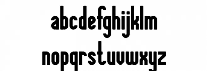 Knowledge Power Bold फ़ॉन्ट लोअरकेस