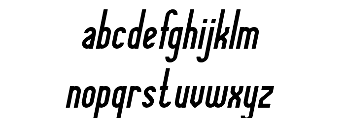 Knowledge Power Italic Font LOWERCASE