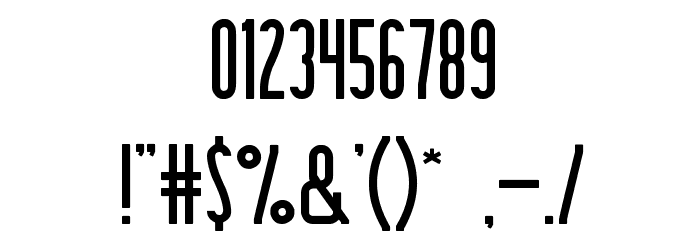 Knowledge Power Font OTHER CHARS